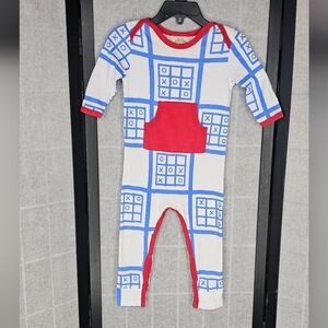 TBBC Rompers size 12-18 months multi 100%Pima cotton